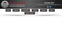 Tablet Screenshot of callawayindustrial.com